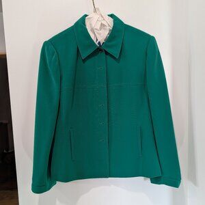 Kasper Petite Emerald Green Jacket